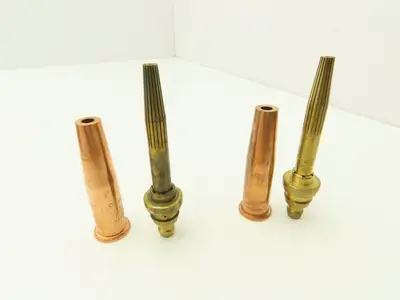 Airco 209F-3 Torch Cutting Tip 2 Piece Size 3 Lot of 7
