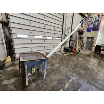 Used 4" Dia x 12' Long Flexicon Flex Screw Auger Conveyor