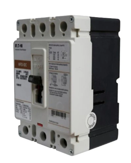 Eaton HFDDC3150W Series C DC/PvGard Circuit Breaker, F-Frame, HFD, 3-Pole, 150A [New]