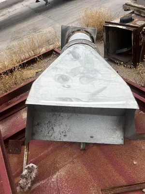 Air conveying scrap system with 100's of feet of piping