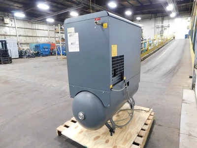 Used Atlas Copco GX4FFCSA/UL Tank Mounted Air Compressors Ohio US | Equipment Recovery Corp. #1331437