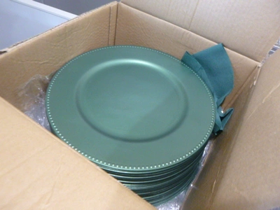 Wire Shelving with Dishware
