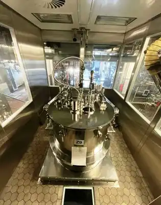 Ellerwerk 734 C cGMP perforate basket centrifuge, 316SS.