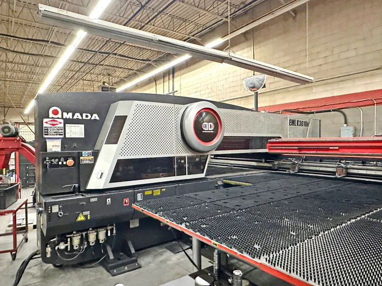 Used 2012 AMADA EMLK-3610NT Laser Combo Punches Ontario CA | CNCsurplus #837280