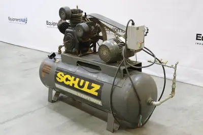 Used 2012 SCHULZ CSW 40 MAX Lubricated Reciprocating Air Compressors Georgia US | The Equipment Hub #300750