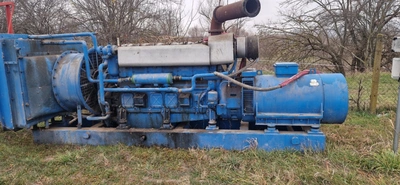 MEZ ZSE PRAHA Diesel Generator with CKD PRAHA Engine, in good used condition, full working order, in use until November 2024