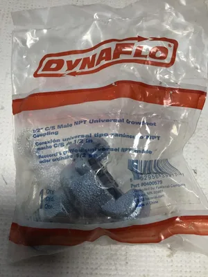 Dynaflo 1/2” C/S Male NPT Universal Crowfoot Coupling; 0400579 -NOS