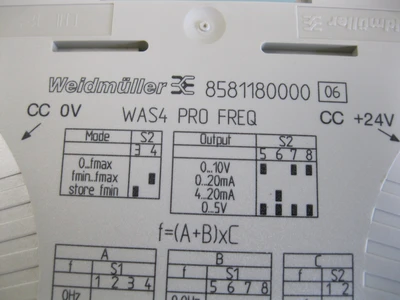 USED Weidmuller 8581180000
