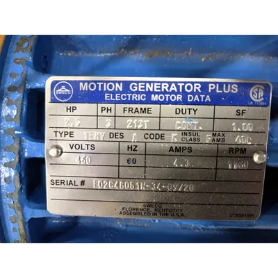 New | in-Stock SWECO _UNKNOWN_ A.C. Motors West Virginia US | JM Industrial #1313160