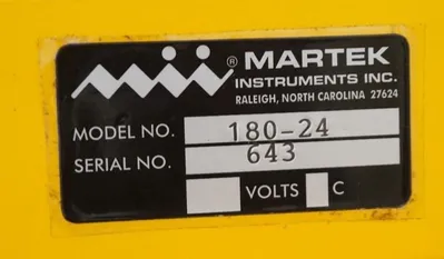 NEW MARTEK 184-10 MARK 24 WATER ANALYZER SYSTEM WITH 180-24, 180-21-1P, PREAMPS