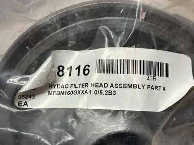 New | in-Stock HYDAC MFBN160GXXA1.0/5.2B3 Parts (Hydraulics and Pneumatics) Ohio US | Surplus Asset Holdings #1365588