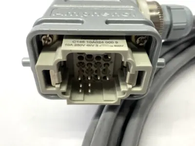 USED YASKAWA ROBOT CABLE ASSEMBLY C146 10A024 000 9 TO C146 10B024 000 9