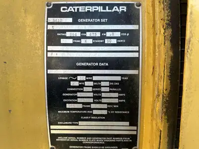 USED 1989 CATERPILLAR 475KW