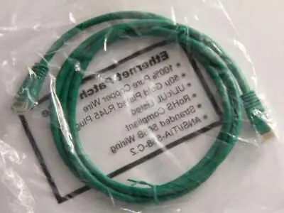NEW Ethernet Patch Cable ["Does not apply", "Cat.6 UTP Booted 550MHz"]
