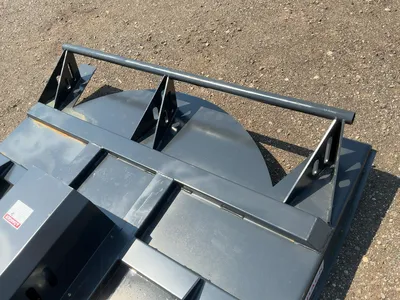 New JCT 72” Brush Mower Skid Steer Attachment, hydraulic driven with hoses and quick coupler fitting...