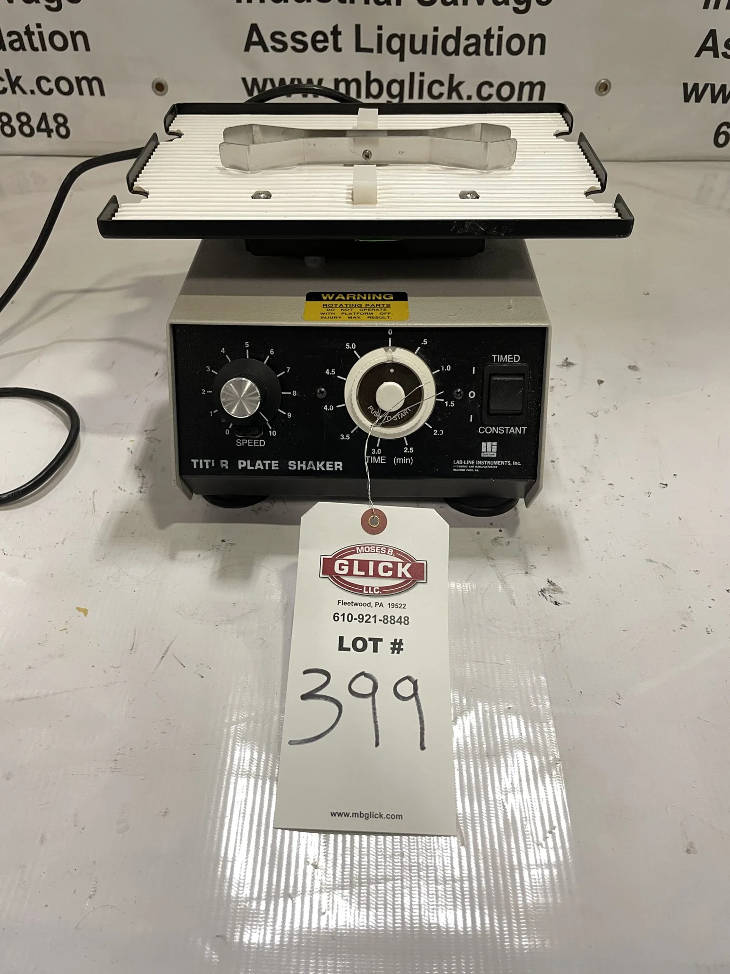 Lab-Line 4625 Titer Plate Shaker 40 to 1100 RPM