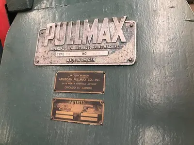 USED PULLMAX X8-37.5 PLATE BEVELER