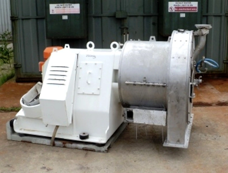 Krauss-Maffei SZ 51-8 pusher centrifuge, 316SS.