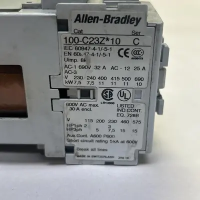 Used ALLEN-BRADLEY 100-C23Z*10 Miscellaneous Equipment (Electrical & Power) Ohio US | Surplus Asset Holdings #1209020