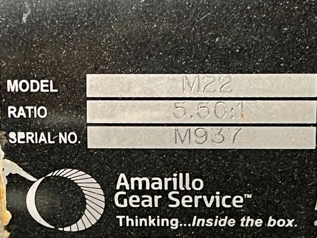 Used Amarillo M22 Gearboxes Minnesota US | Peak Machinery, Inc. #285332