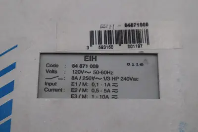 NEW Crouzet EIH 84 871 009 Current Control Relay STOCK L99C
