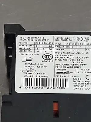 Siemens 3RT1016-1BB41 Contactor w/3RT1916-1EH00 Module (LOT OF 5) Loc4D11