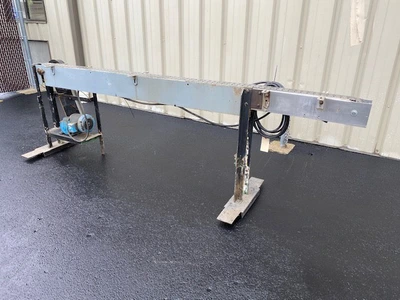 3.25" Wide x 9'6"' Long Conveyor with Stainless Belt