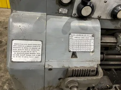 15" X 30" LEBLOND MODEL #7C REGAL TOOLROOM ENGINE LATHE 1.5" HOLE: YOBRO #23968