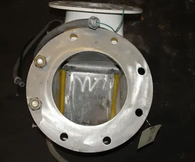 SPC7990  Valve 8" pneumatic diverter valve, gravity, Stainless Steel