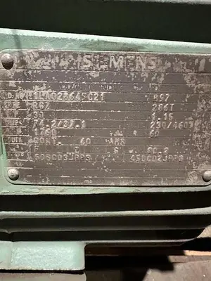USED SIEMENS SQUIRREL CAGE