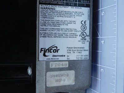 Used FINCOR _UNKNOWN_ Motor Controllers | OCO Industrial #1656135