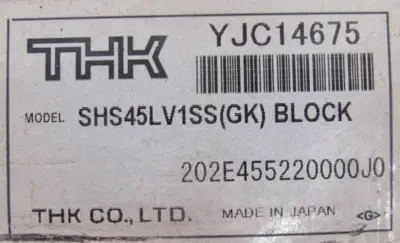 NEW THK SHS45LV1SS GUIDE CARRIAGE YJC14675
