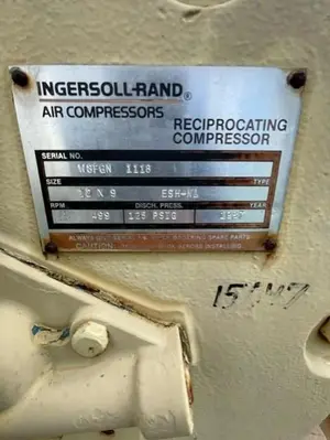 USED 1987 INGERSOLL RAND ESH-NL