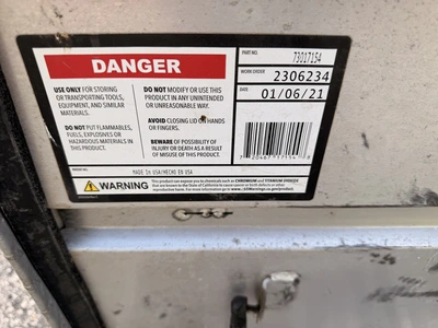 Used TRUCK TOOL BOX _UNKNOWN_ Tool Box Michigan US | Miedema Asset Management Group #1414309