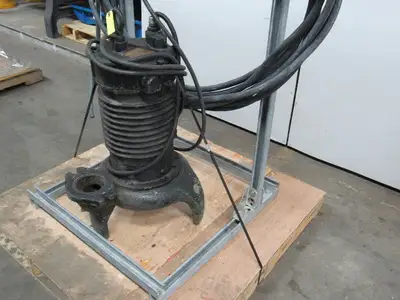 WEIL PUMP A-B 4-260316-5 5HP SUBMERSIBLE Sump Pump W/ Starter , Disc. & 75' Cord