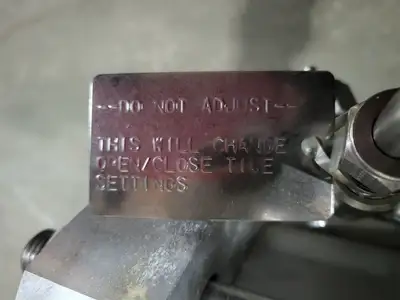 USED HP VALVES/KEY VALVE TECHNOLOGIES 320/55