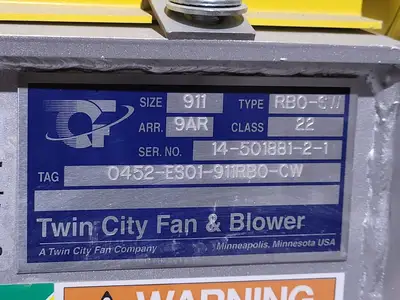 New | in-Stock TWIN CITY FAN RBO-SW Parts (Hydraulics and Pneumatics) British Columbia CA | Lenmark #367011