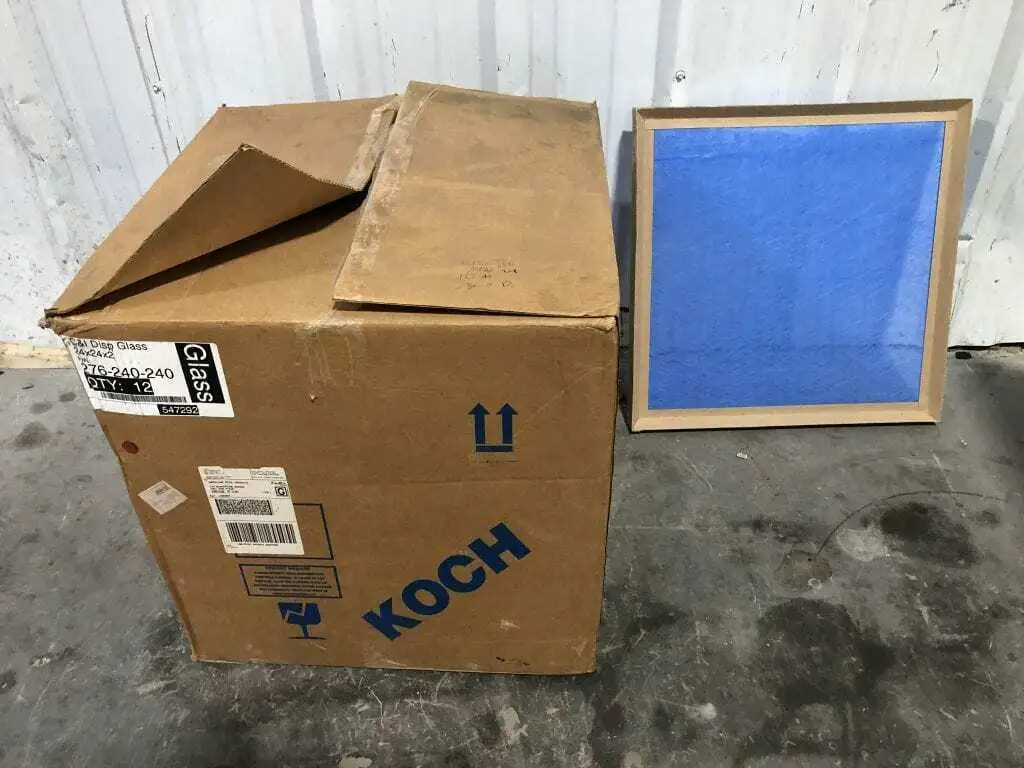 Koch 276-240-240 C&I Fiberglass Disposable Air Filter 24″ X 24″ X 2″ -NIB of 12