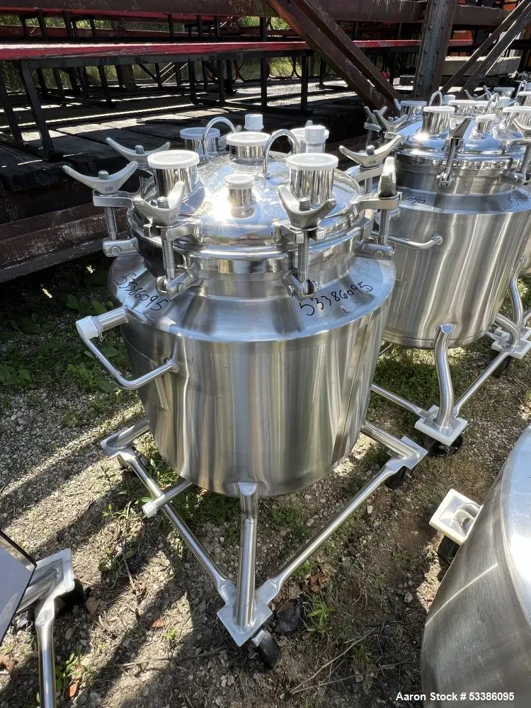 Used Precision Stainless 316L Stainless Steel Jacketed Tank – For Freeze/Thaw Operations.