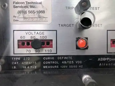 ABB Circuit Shield 411R4175 Undervoltage Relay 120V 48/125VDC