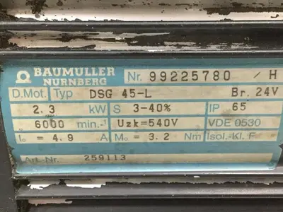 USED BAUMULLER DSG 45-L