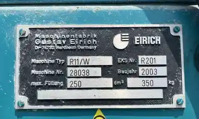 USED EIRICH R11/W