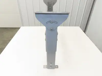 Automotion 30"W Conveyor Leg Stationary Floor Support 22" to 30"H Gray