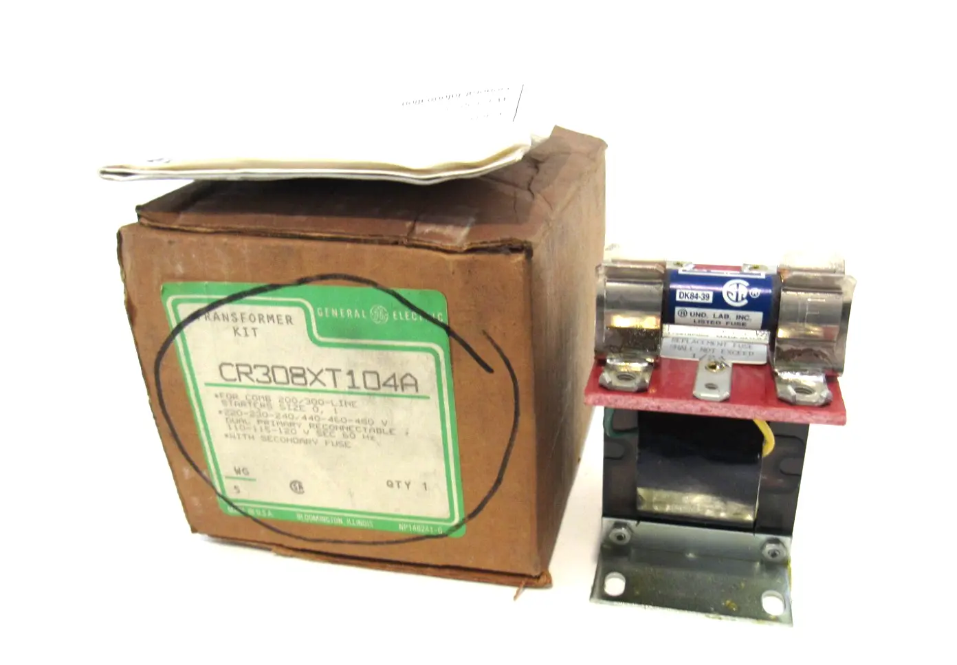 NEW GENERAL ELECTRIC 55-172809G001 VOLTAGE TRANSFORMER CR308XT104A