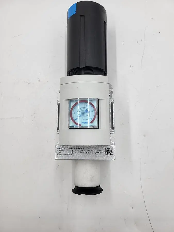 USED FESTO FESTO MS6-LFR-1/2-D6-ERV-RG-AS PNEUMATIC FILTER REGULATOR