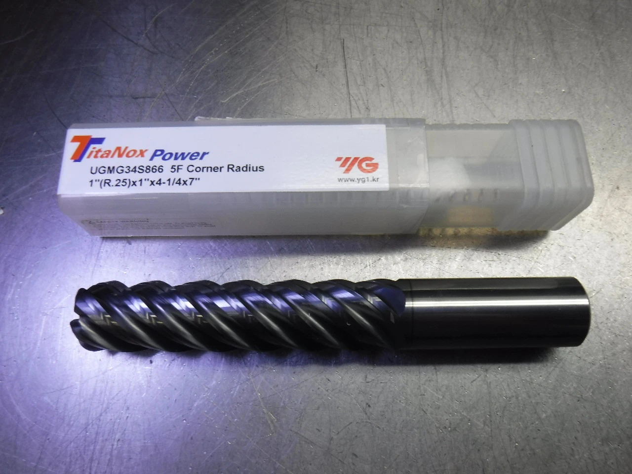 YG-1 TitaNox 1" 5 Flute Carbide Endmill 1" Shank UGMG34S866 (LOC3447)