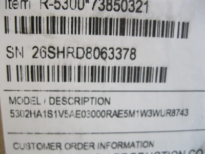 NEW Rosemount 5302 HA1S1V5AE0300RAE5M1W3WUR8743