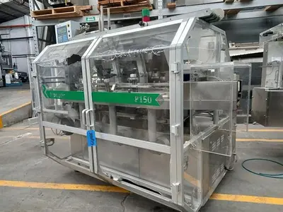 Promatic model P150 automatic horizontal intermittent motion cartoner for blisters