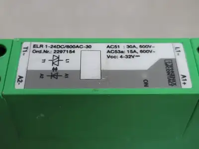 USED PHOENIX CONTACT ELR1-24DC/600AC-30