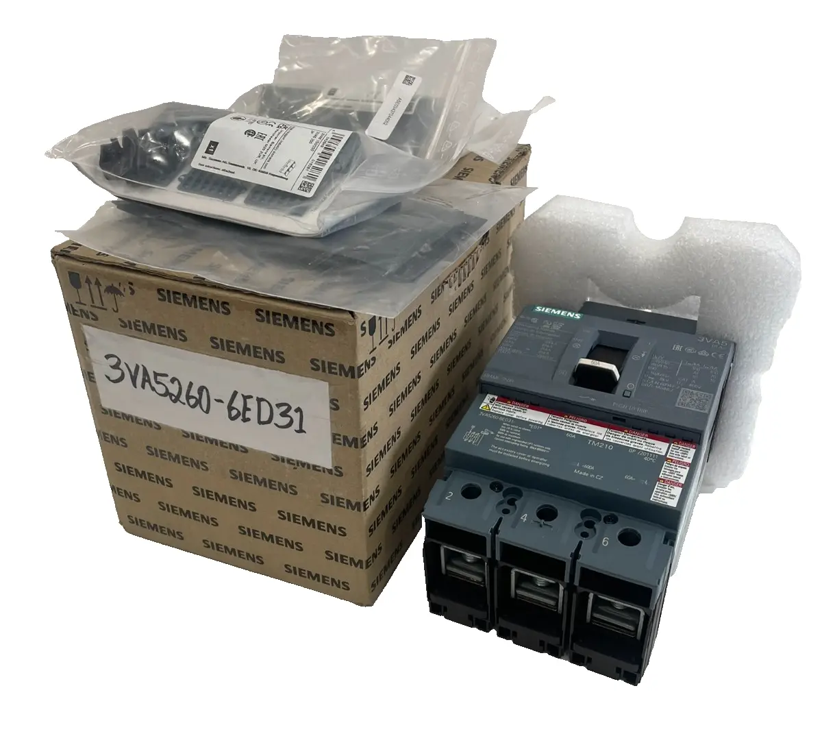 NEW SIEMENS 3VA6110-6HN31-0AA0 CIRCUIT BREAKER 3VA61106HN310AA0
